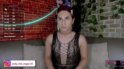 andy angel online show from January 17, 1:30 pm