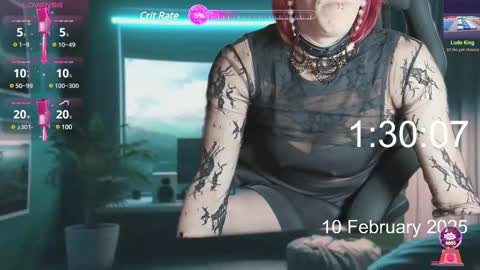 Snapshot of nackedforyou chatting on February 10, 12:30 am NackedForYou online show from February 10, 12:30 am