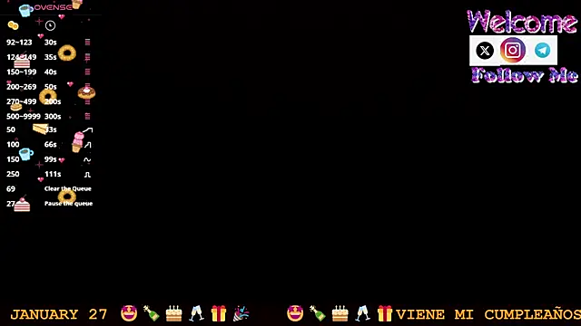 SofiaMadisson online show from January 25, 2:41 pm